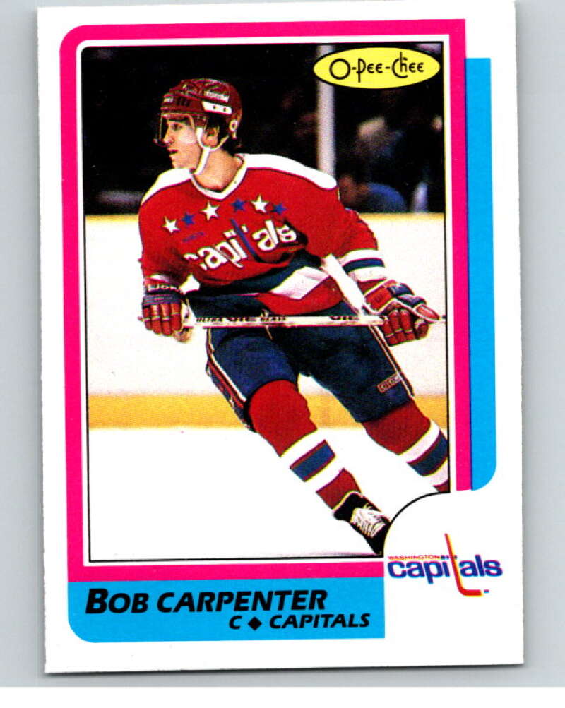 1986-87 O-Pee-Chee #150 Bob Carpenter Washington Capitals V63523 Image 1