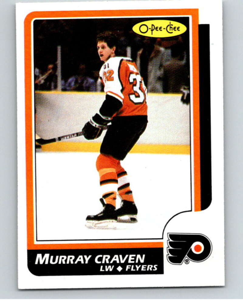 1986-87 O-Pee-Chee #167 Murray Craven Philadelphia Flyers V63552 Image 1