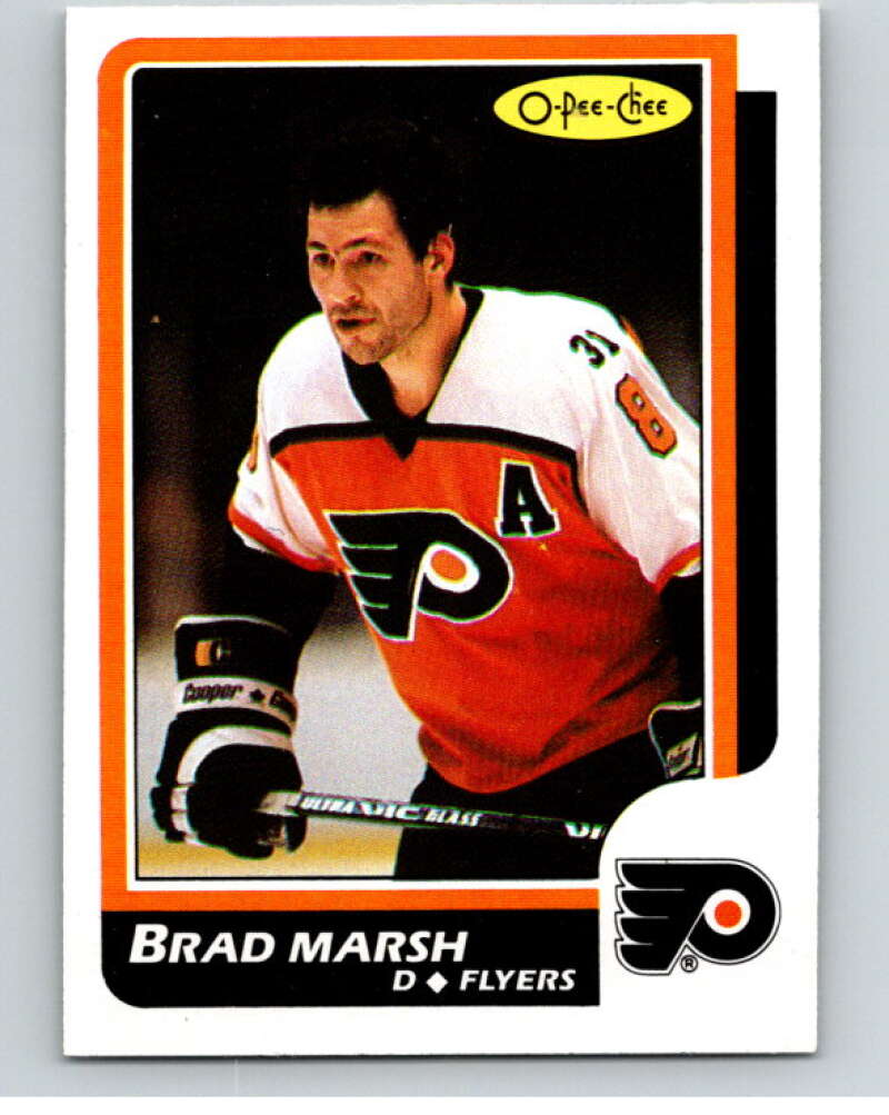 1986-87 O-Pee-Chee #175 Brad Marsh Philadelphia Flyers V63564 Image 1