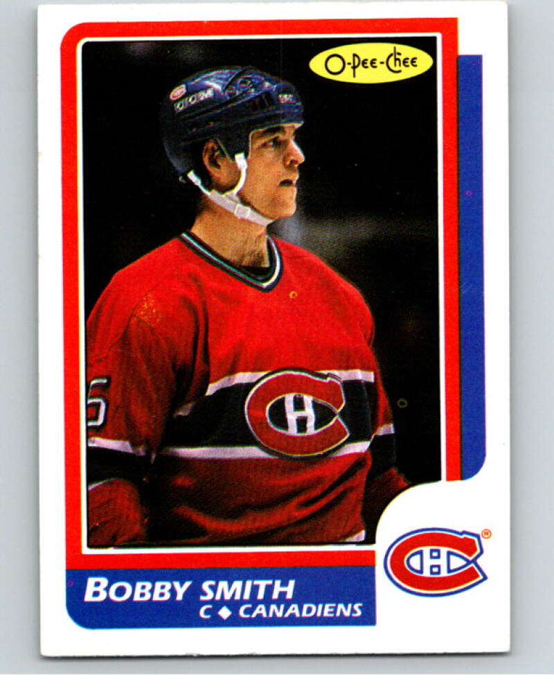 1986-87 O-Pee-Chee #188 Bobby Smith Montreal Canadiens V63589 Image 1