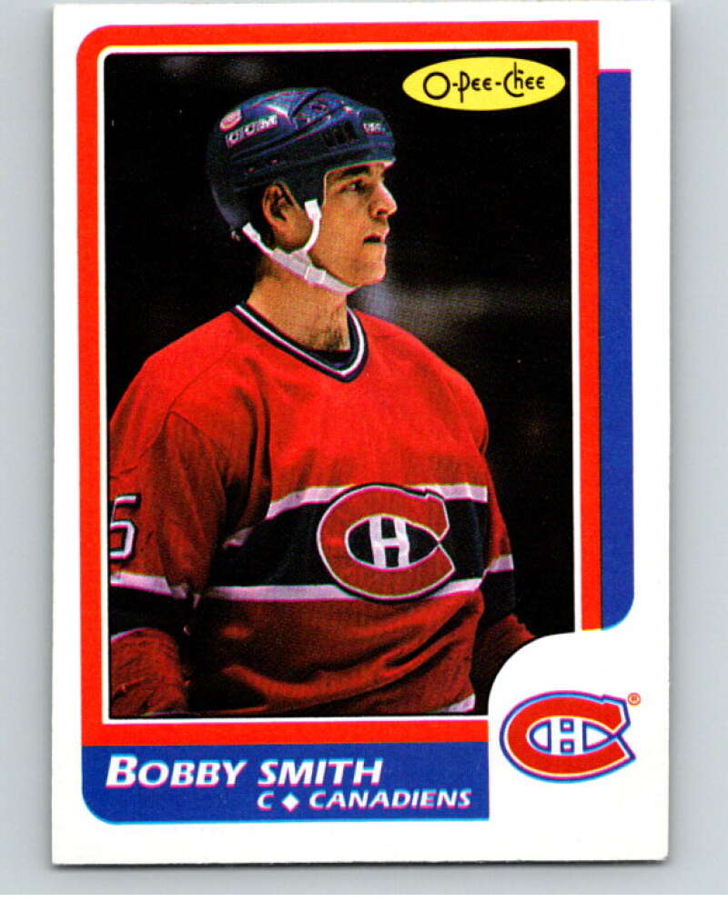 1986-87 O-Pee-Chee #188 Bobby Smith Montreal Canadiens V63590 Image 1