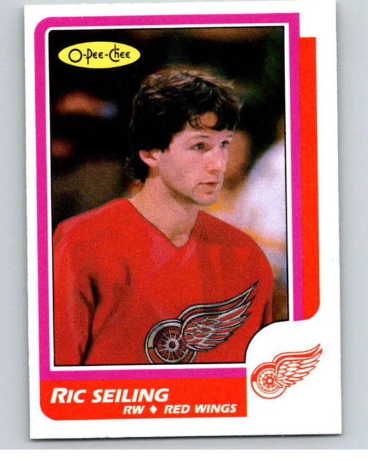 1986-87 O-Pee-Chee #201 Ric Seiling  Detroit Red Wings  V63612 Image 1