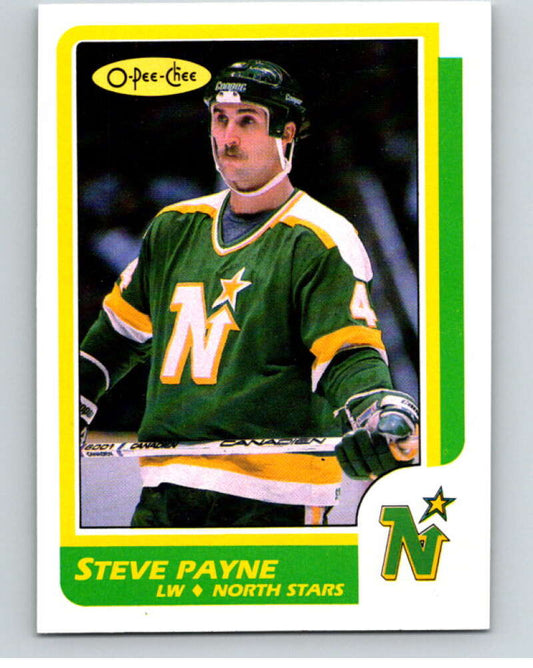 1986-87 O-Pee-Chee #219 Steve Payne  Minnesota North Stars  V63645 Image 1