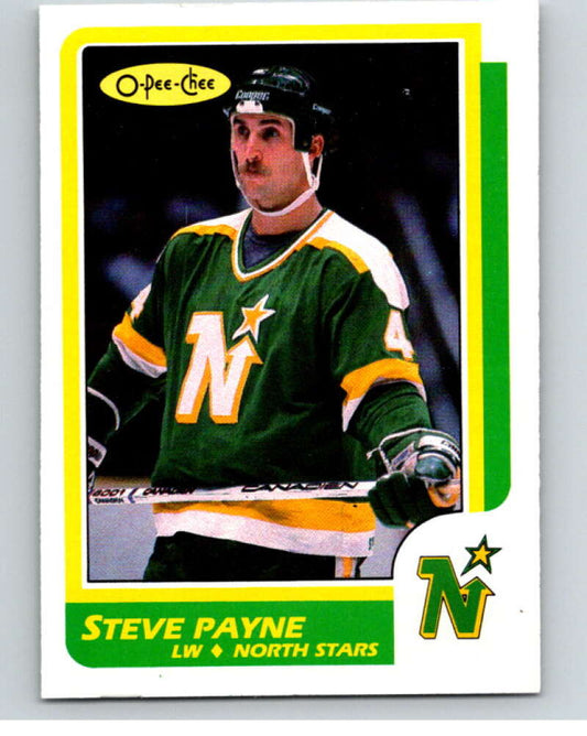 1986-87 O-Pee-Chee #219 Steve Payne  Minnesota North Stars  V63646 Image 1