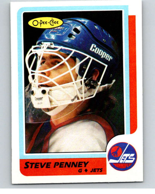1986-87 O-Pee-Chee #222 Steve Penney  Winnipeg Jets  V63650 Image 1