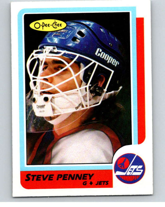 1986-87 O-Pee-Chee #222 Steve Penney  Winnipeg Jets  V63651 Image 1