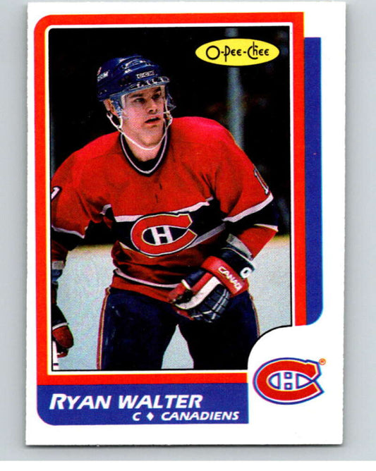1986-87 O-Pee-Chee #224 Ryan Walter  Montreal Canadiens  V63655 Image 1