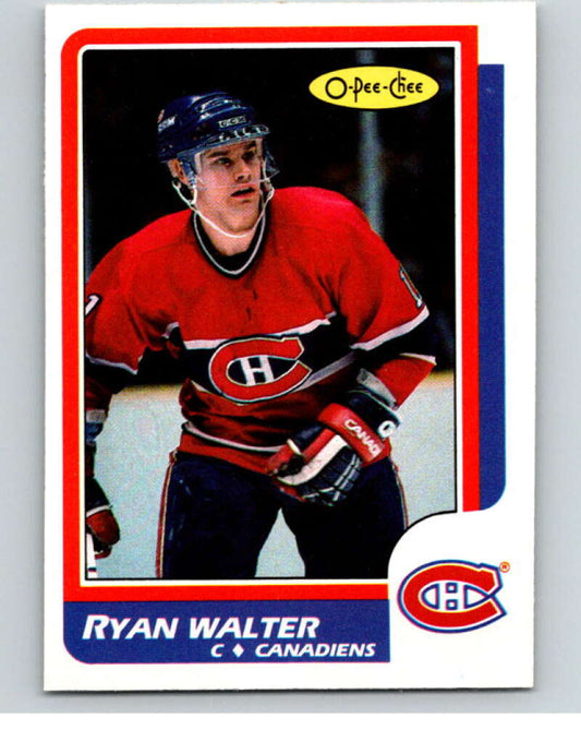 1986-87 O-Pee-Chee #224 Ryan Walter  Montreal Canadiens  V63656 Image 1