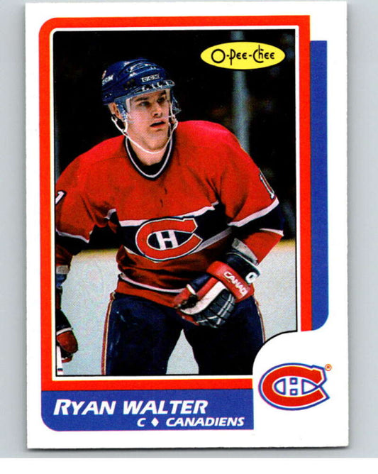 1986-87 O-Pee-Chee #224 Ryan Walter  Montreal Canadiens  V63657 Image 1