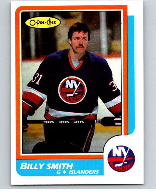 1986-87 O-Pee-Chee #228 Billy Smith  New York Islanders  V63668 Image 1