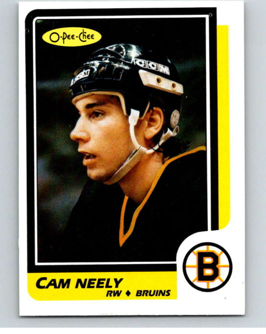 1986-87 O-Pee-Chee #250 Cam Neely  Boston Bruins  V63706 Image 1