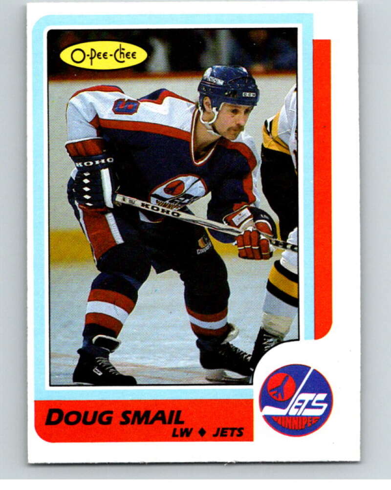 1986-87 O-Pee-Chee #256 Doug Smail Winnipeg Jets V63712 Image 1