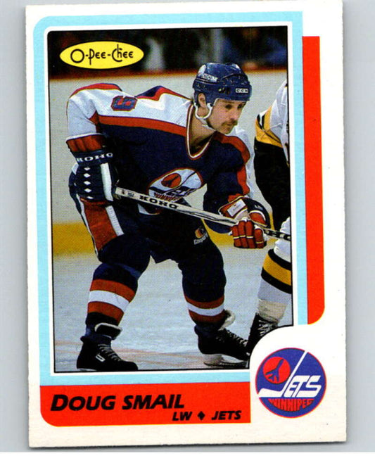 1986-87 O-Pee-Chee #256 Doug Smail  Winnipeg Jets  V63713 Image 1