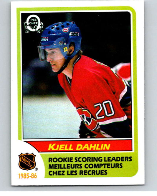 1986-87 O-Pee-Chee #262 Kjell Dahlin LL  Montreal Canadiens  V63720 Image 1
