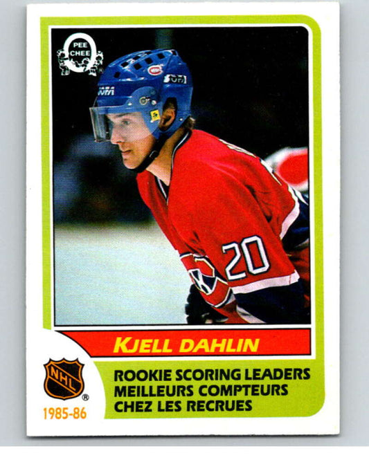 1986-87 O-Pee-Chee #262 Kjell Dahlin LL  Montreal Canadiens  V63721 Image 1