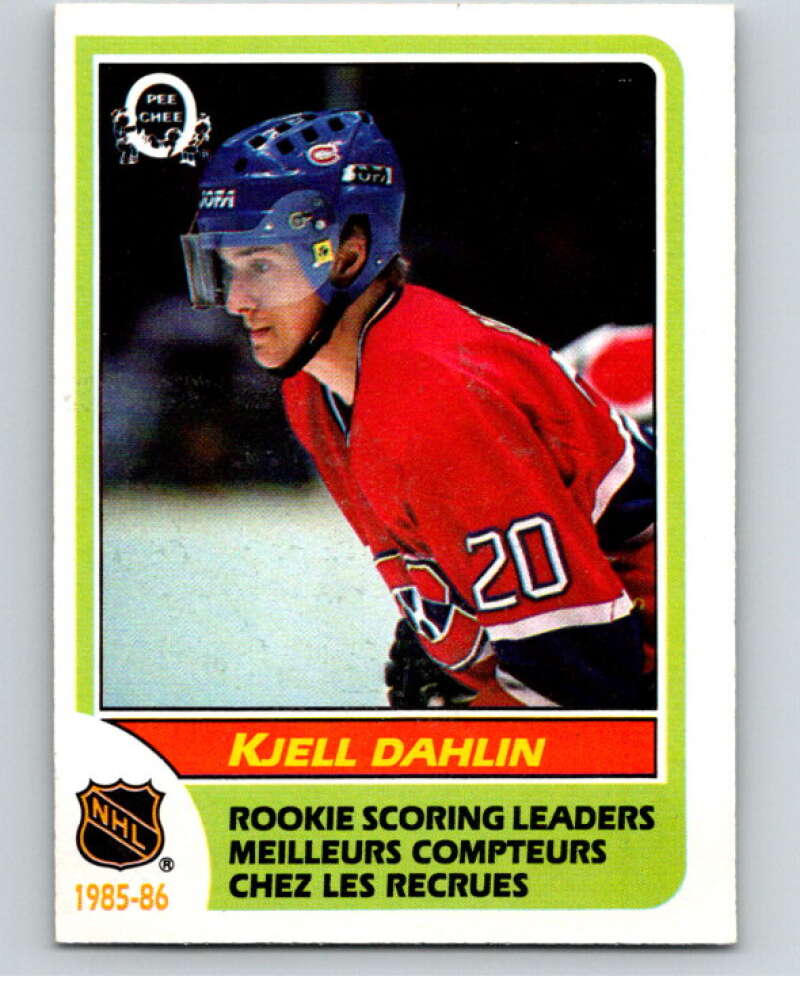 1986-87 O-Pee-Chee #262 Kjell Dahlin LL Montreal Canadiens V63722 Image 1