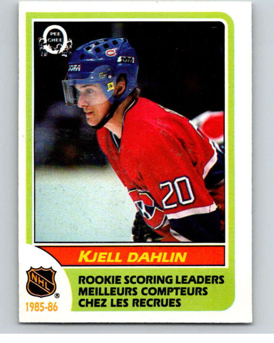 1986-87 O-Pee-Chee #262 Kjell Dahlin LL  Montreal Canadiens  V63722 Image 1