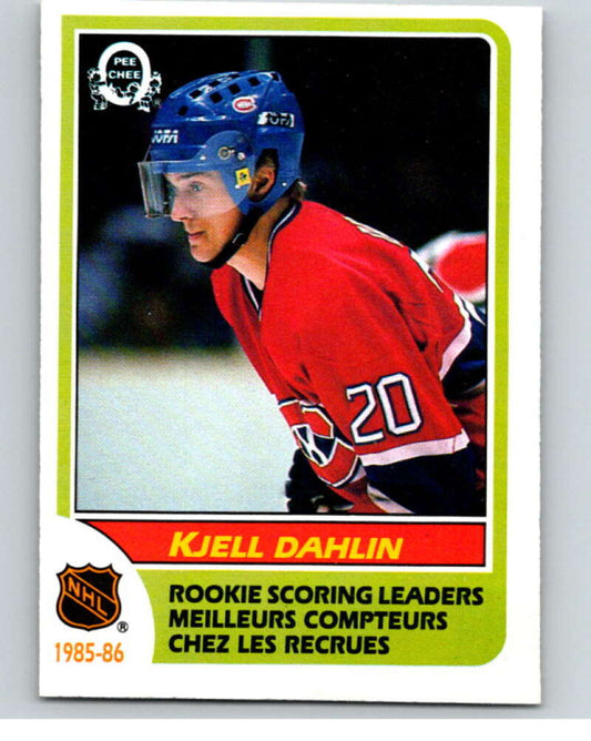 1986-87 O-Pee-Chee #262 Kjell Dahlin LL  Montreal Canadiens  V63723 Image 1