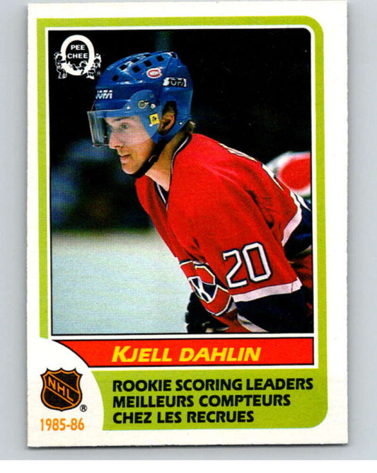 1986-87 O-Pee-Chee #262 Kjell Dahlin LL  Montreal Canadiens  V63724 Image 1