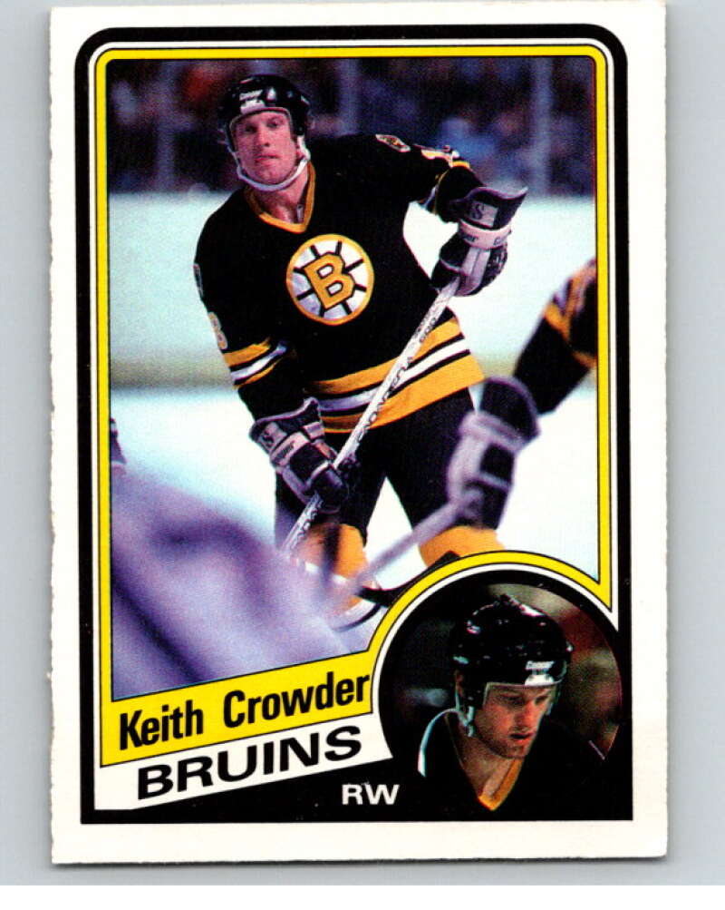 1984-85 O-Pee-Chee #2 Keith Crowder Boston Bruins V63732 Image 1