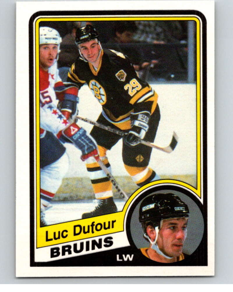 1984-85 O-Pee-Chee #3 Luc Dufour Boston Bruins V63736 Image 1
