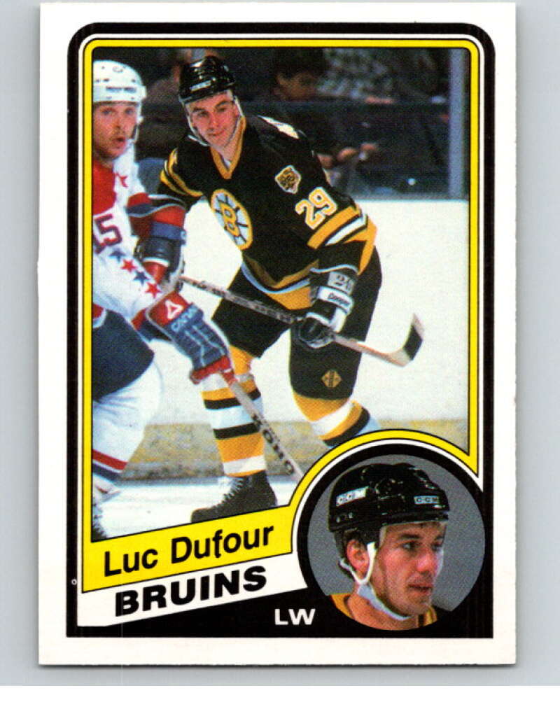1984-85 O-Pee-Chee #3 Luc Dufour Boston Bruins V63737 Image 1