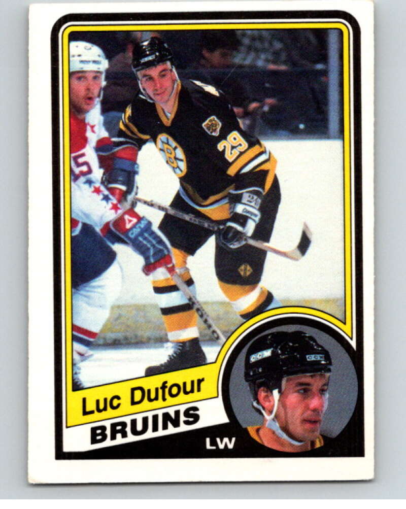 1984-85 O-Pee-Chee #3 Luc Dufour Boston Bruins V63739 Image 1