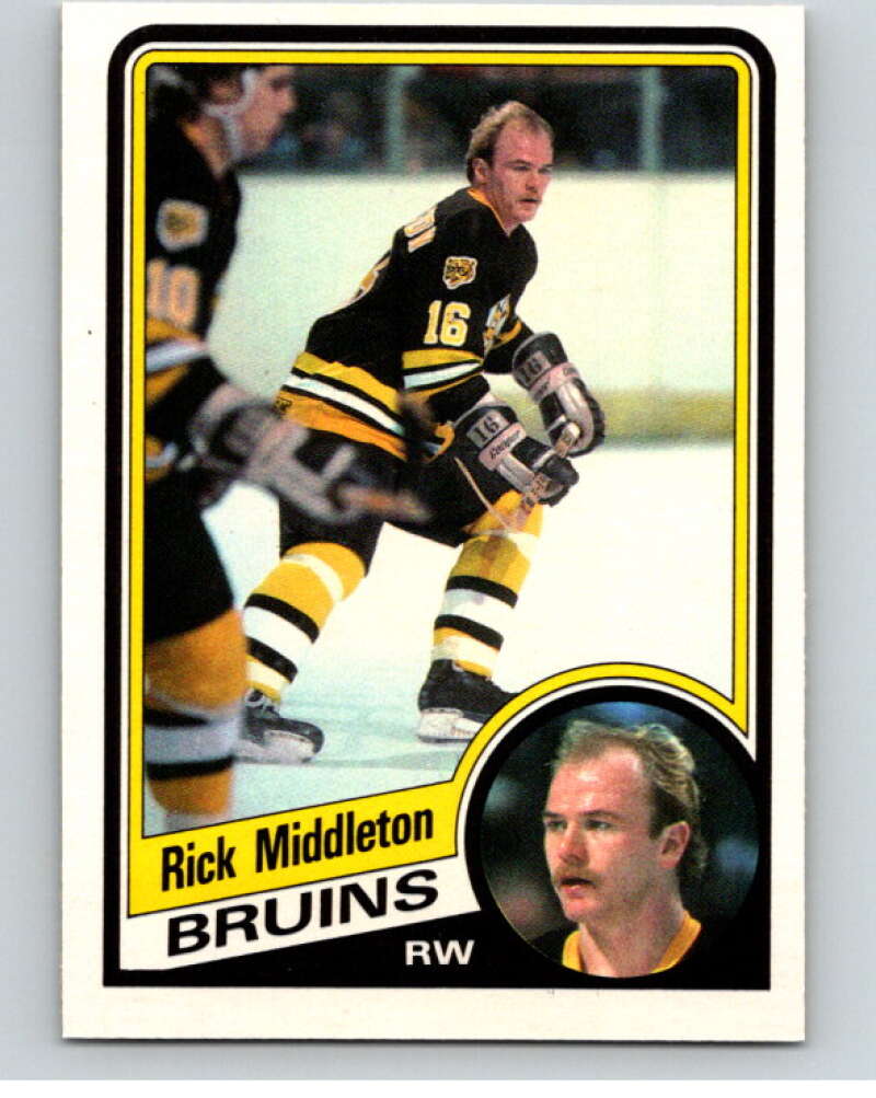 1984-85 O-Pee-Chee #9 Rick Middleton Boston Bruins V63759 Image 1