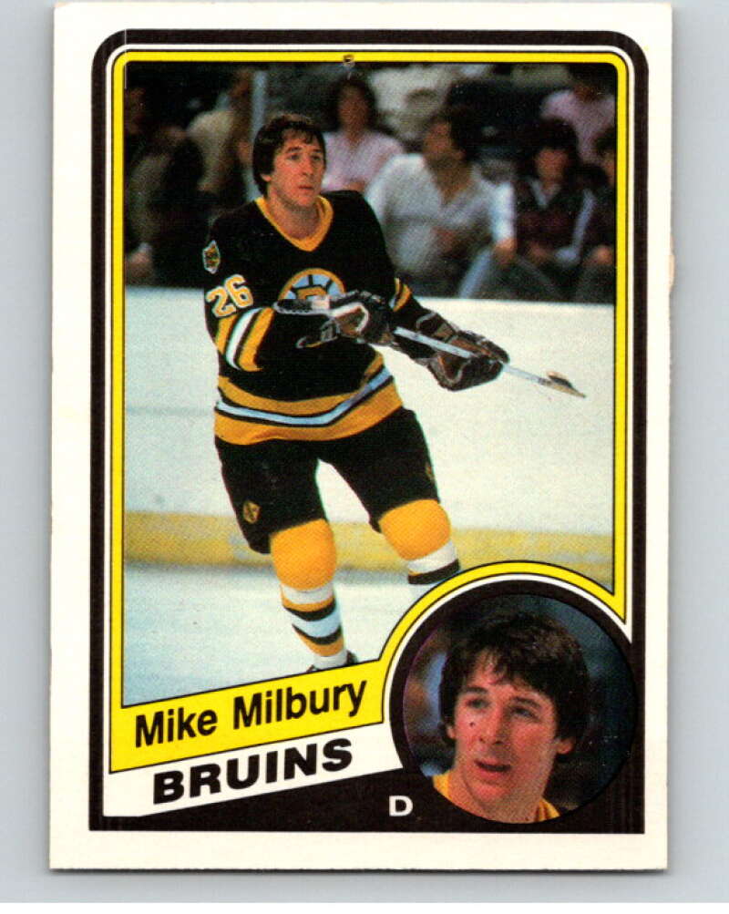 1984-85 O-Pee-Chee #10 Mike Milbury Boston Bruins V63765 Image 1
