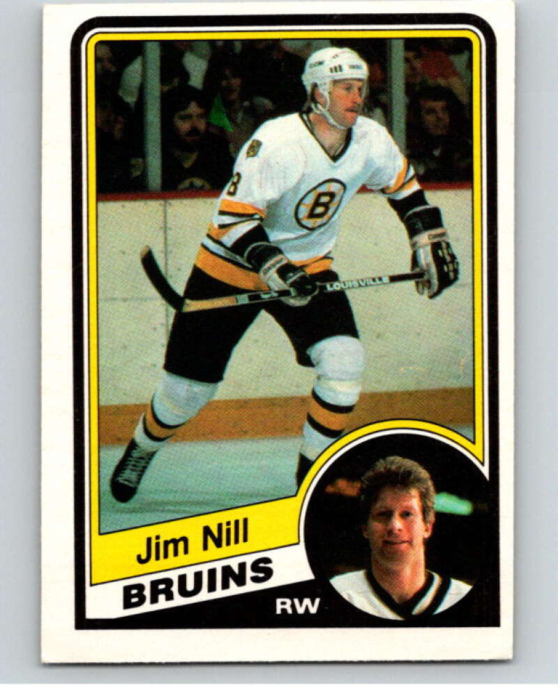 1984-85 O-Pee-Chee #11 Jim Nill Boston Bruins V63766 Image 1
