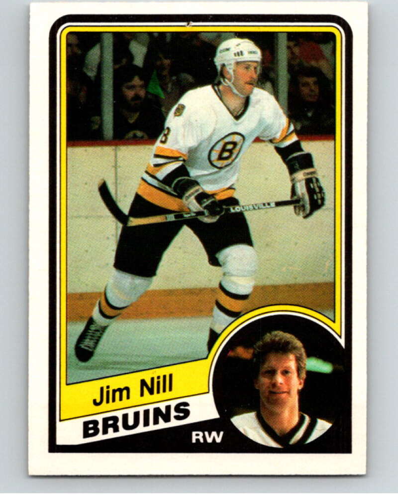 1984-85 O-Pee-Chee #11 Jim Nill Boston Bruins V63768 Image 1