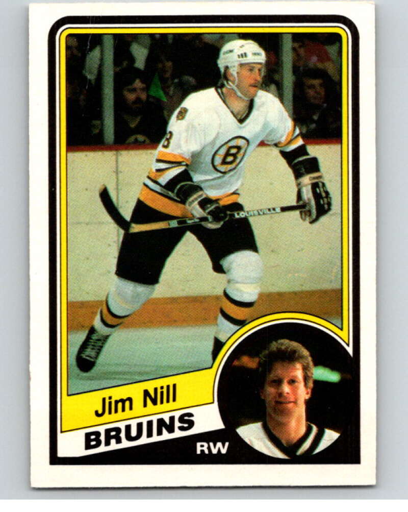 1984-85 O-Pee-Chee #11 Jim Nill Boston Bruins V63769 Image 1