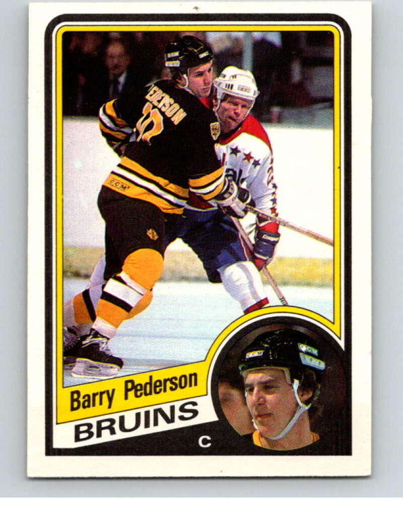 1984-85 O-Pee-Chee #14 Barry Pederson Boston Bruins V63777 Image 1