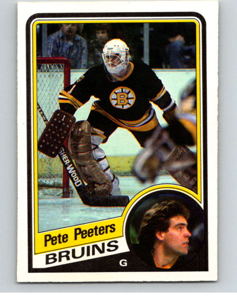 1984-85 O-Pee-Chee #15 Pete Peeters Boston Bruins V63779 Image 1