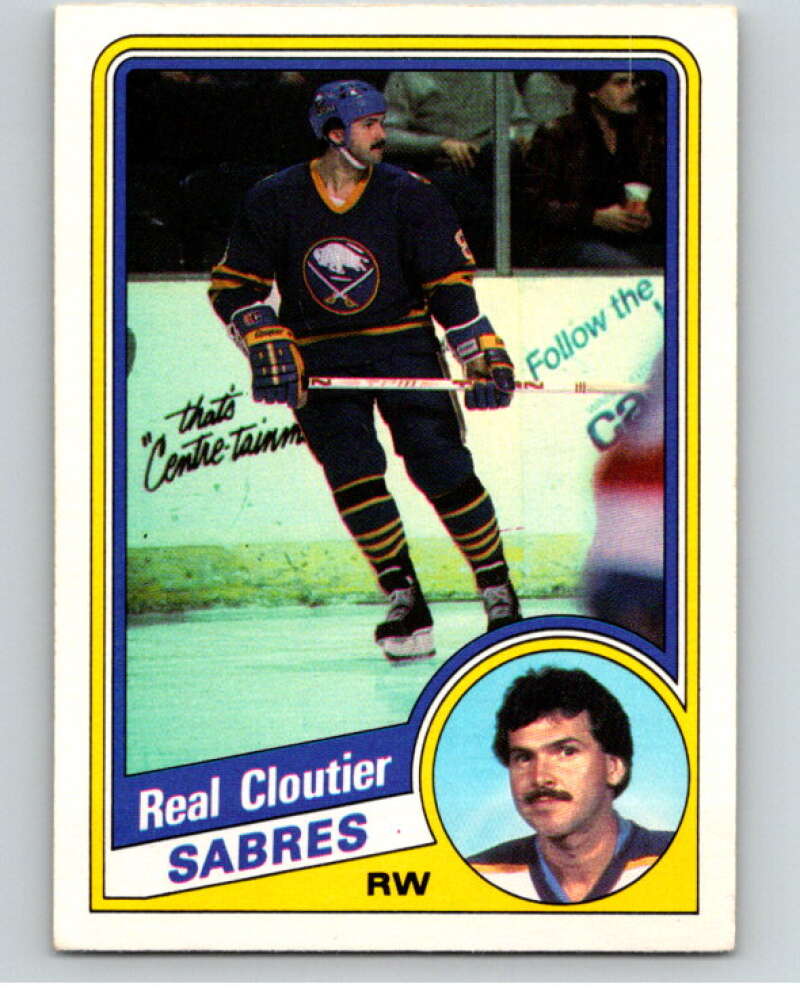 1984-85 O-Pee-Chee #19 Real Cloutier Buffalo Sabres V63785 Image 1