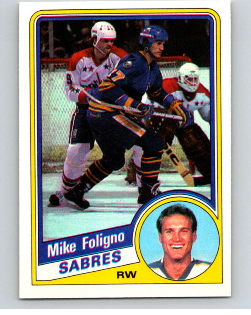 1984-85 O-Pee-Chee #20 Mike Foligno Buffalo Sabres V63788 Image 1