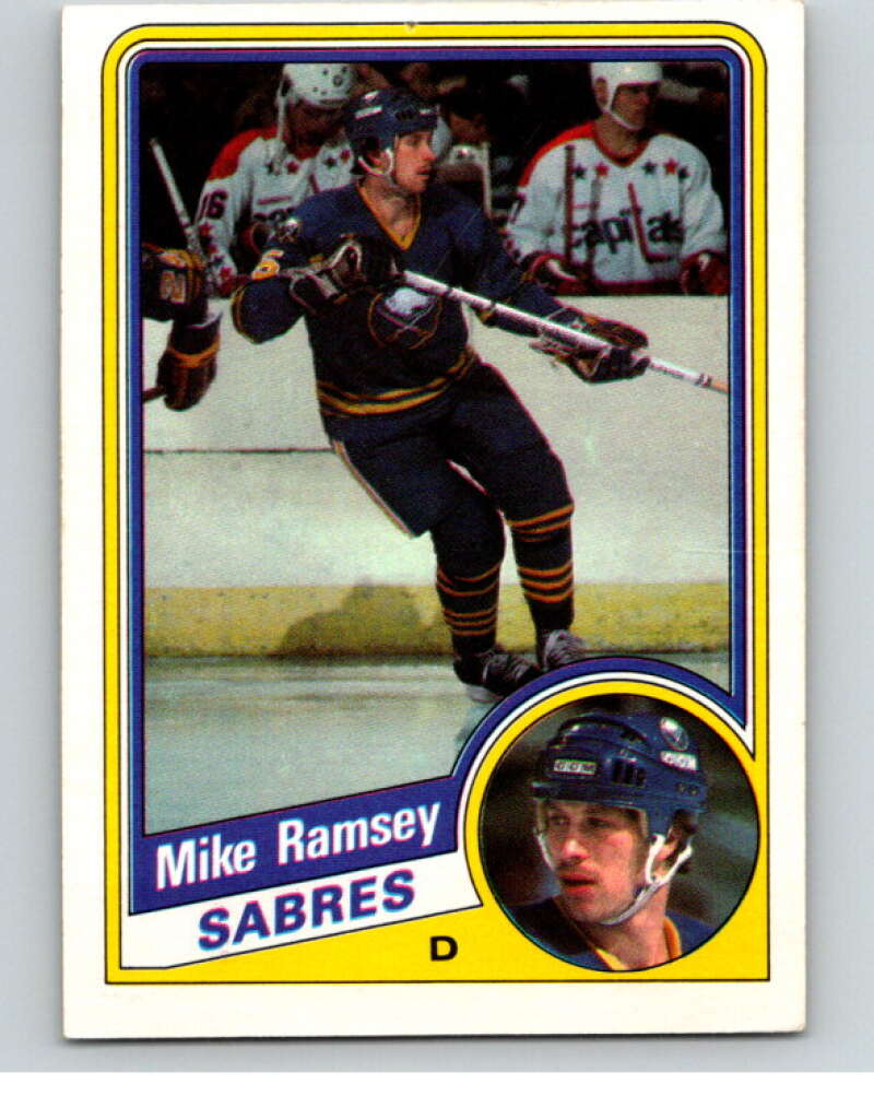 1984-85 O-Pee-Chee #28 Mike Ramsey Buffalo Sabres V63806 Image 1