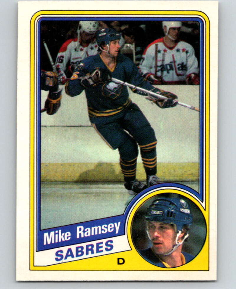 1984-85 O-Pee-Chee #28 Mike Ramsey Buffalo Sabres V63807 Image 1