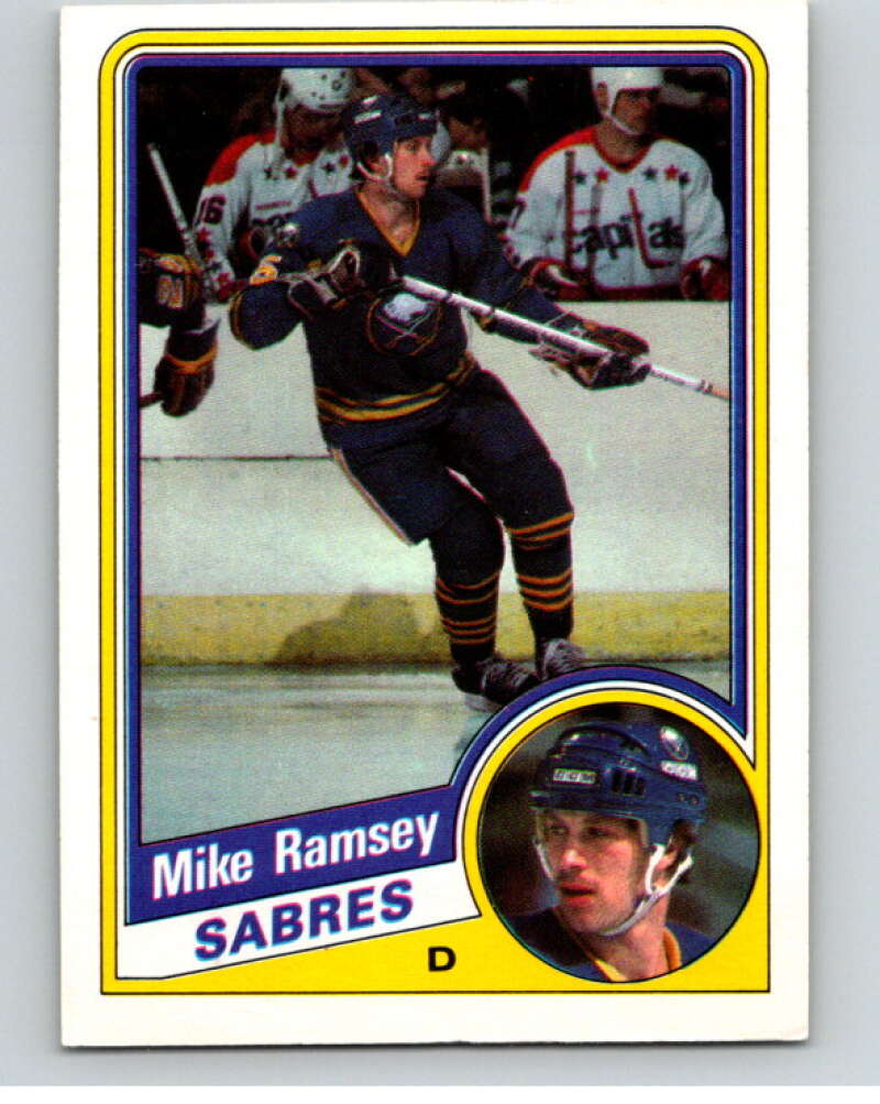 1984-85 O-Pee-Chee #28 Mike Ramsey Buffalo Sabres V63808 Image 1