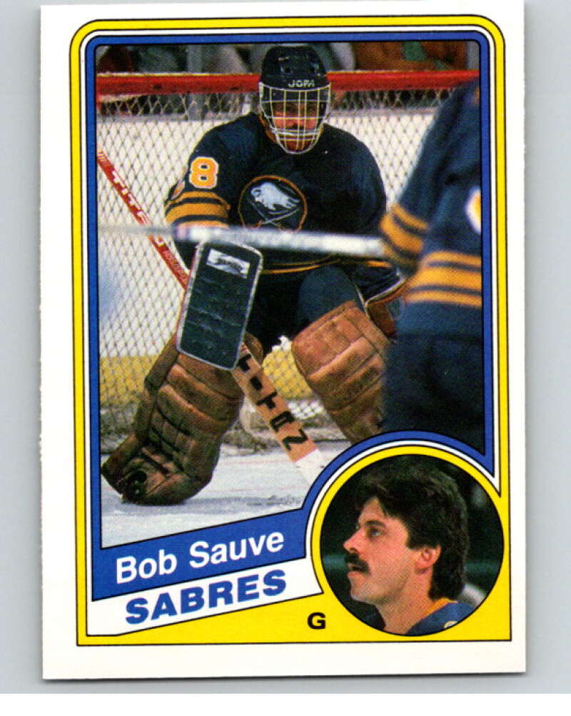 1984-85 O-Pee-Chee #30 Bob Sauve Buffalo Sabres V63812 Image 1