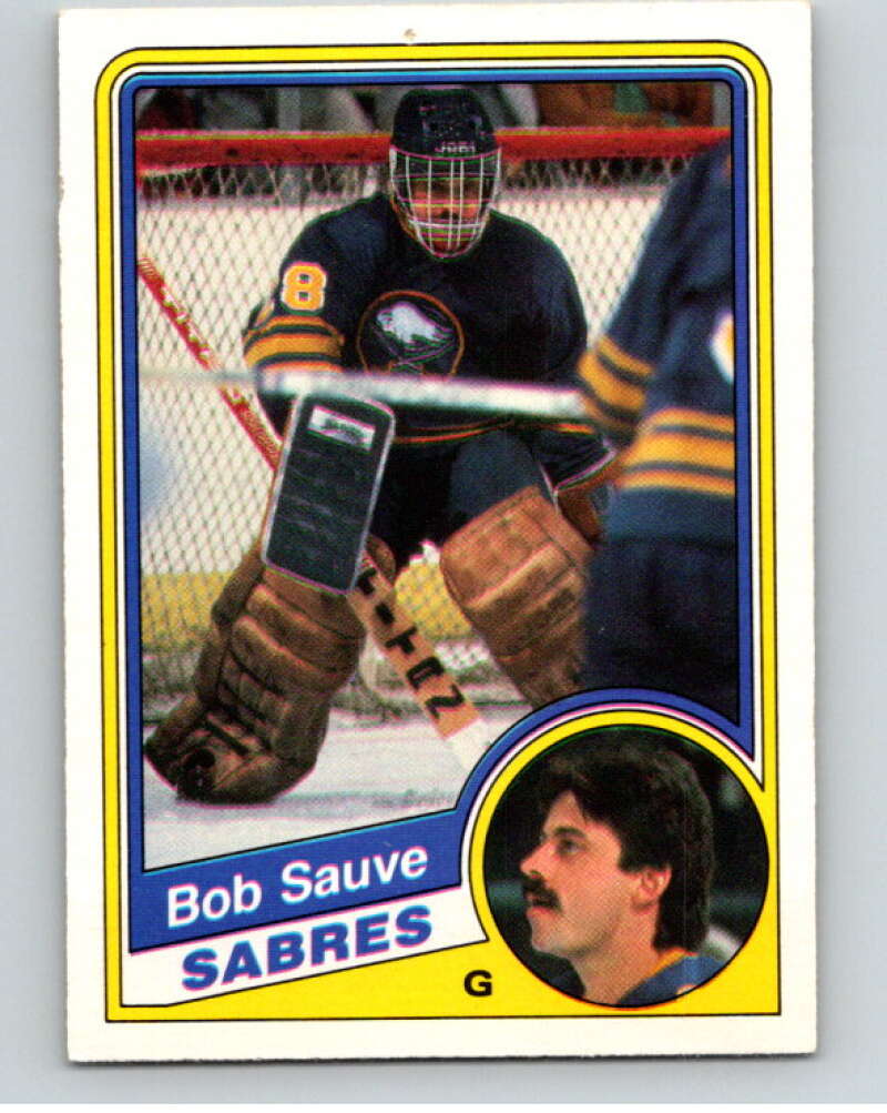 1984-85 O-Pee-Chee #30 Bob Sauve Buffalo Sabres V63814 Image 1