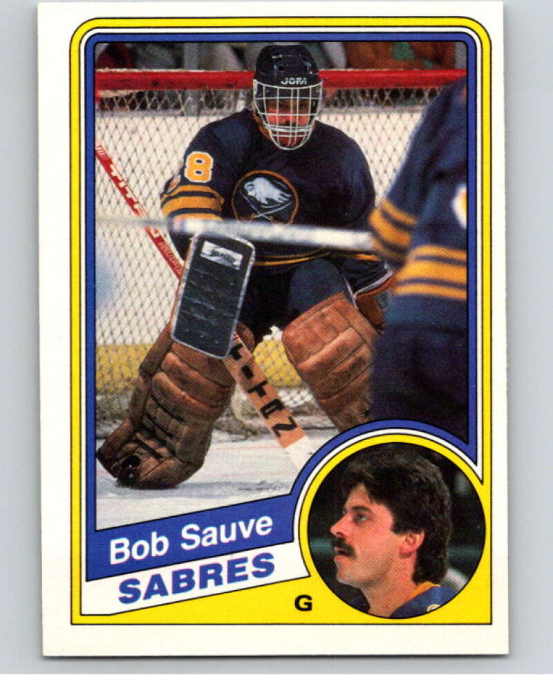1984-85 O-Pee-Chee #30 Bob Sauve Buffalo Sabres V63816 Image 1