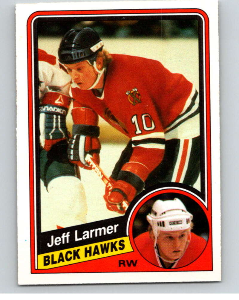 1984-85 O-Pee-Chee #36 Jeff Larmer Chicago Blackhawks V63834 Image 1