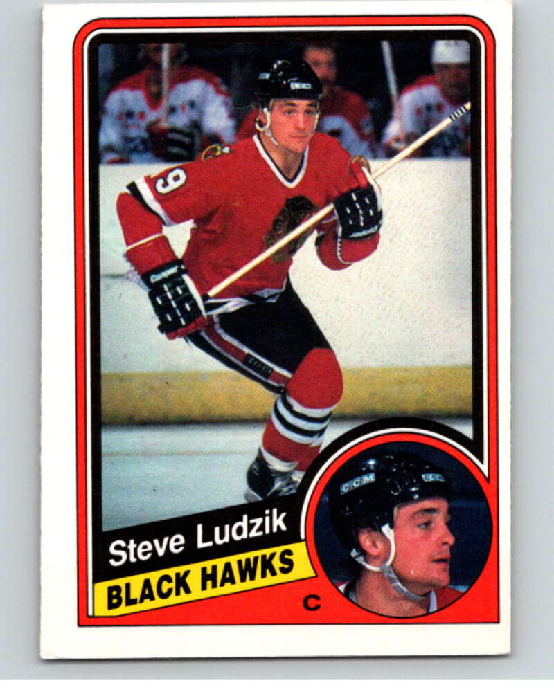 1984-85 O-Pee-Chee #37 Steve Larmer Chicago Blackhawks V63841 Image 1