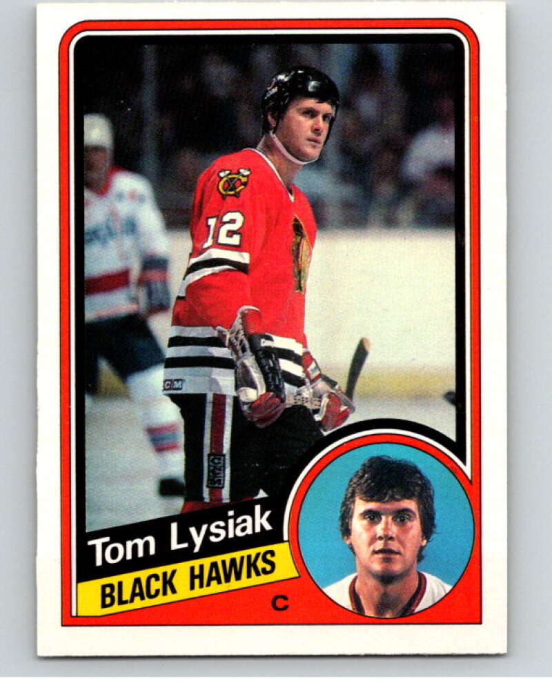1984-85 O-Pee-Chee #38 Steve Ludzik Chicago Blackhawks V63848 Image 1