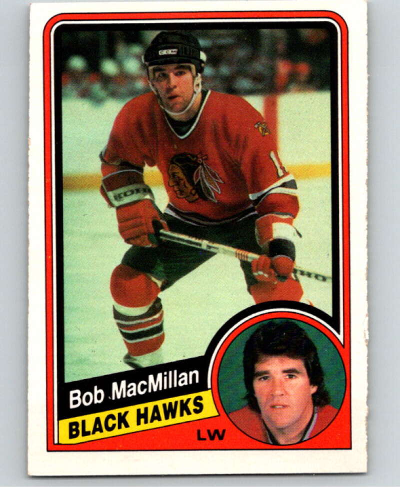 1984-85 O-Pee-Chee #40 Bob MacMillan Chicago Blackhawks V63850 Image 1