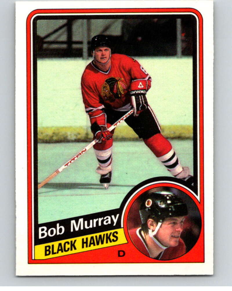 1984-85 O-Pee-Chee #41 Bob Murray Chicago Blackhawks V63853 Image 1