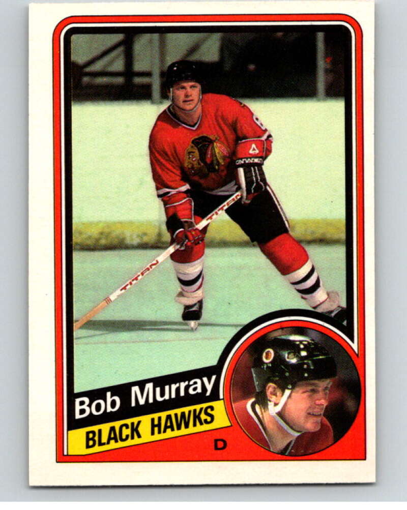 1984-85 O-Pee-Chee #41 Bob Murray Chicago Blackhawks V63855 Image 1