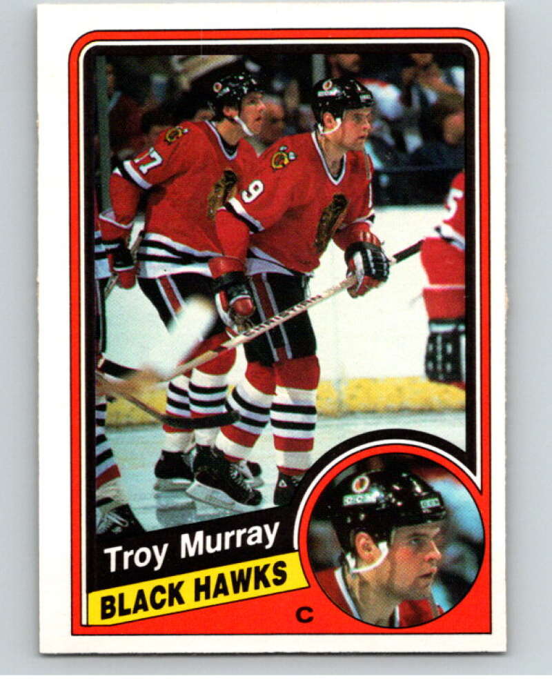 1984-85 O-Pee-Chee #41 Bob Murray Chicago Blackhawks V63857 Image 1