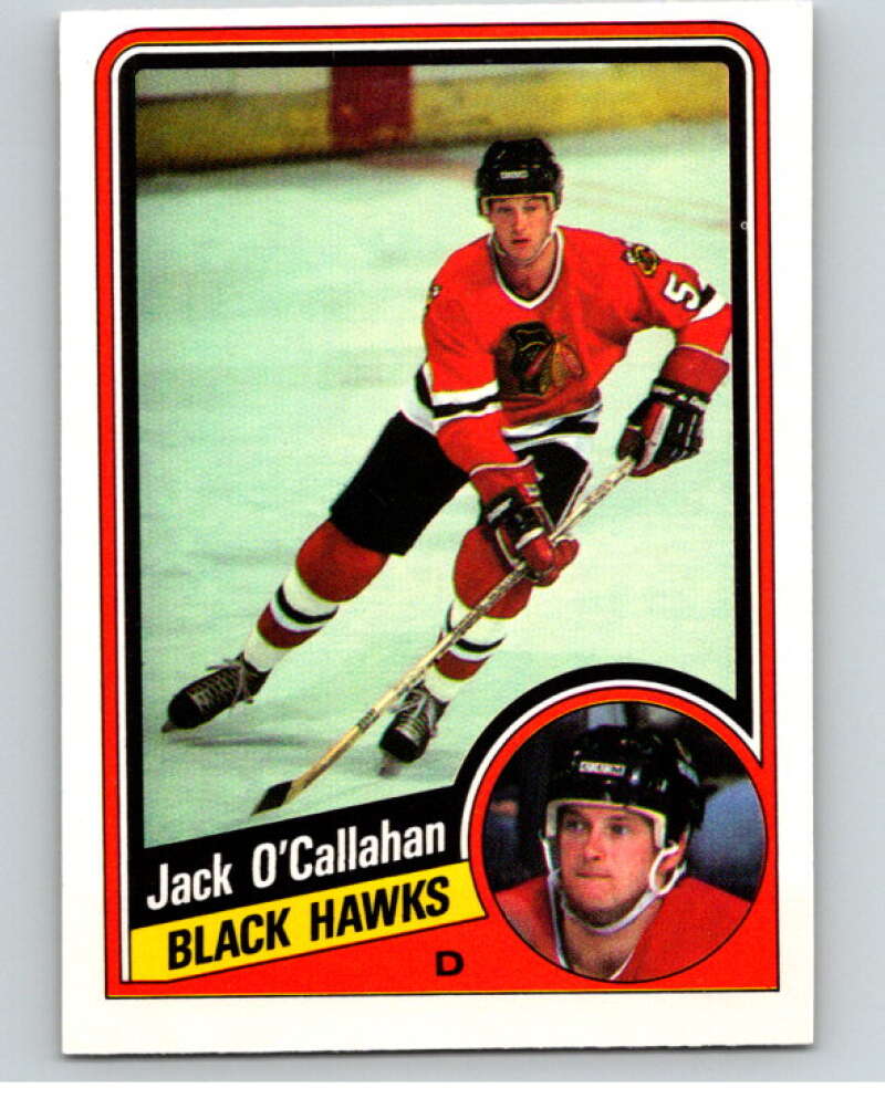 1984-85 O-Pee-Chee #42 Troy Murray RC Rookie Chicago Blackhawks V63859 Image 1